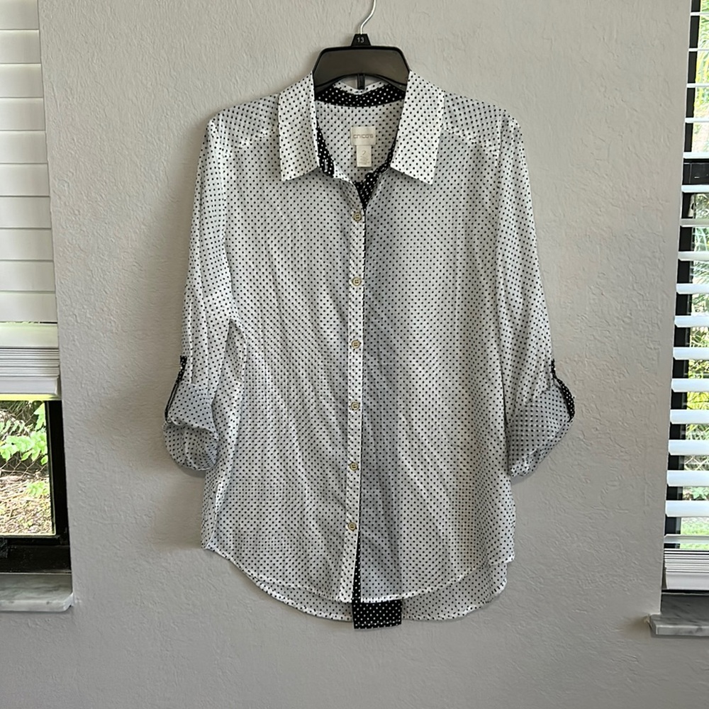 Pretty Light Weight Button Down Top - image 1